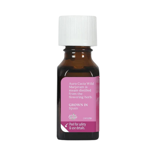 Aura Cacia, Wild Marjoram Essential Oil, 0.5 Oz