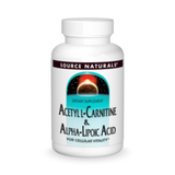 Source Naturals, Acetyl L-Carnitine & Alpha-Lipoic Acid, 650 Mg, 180Tab