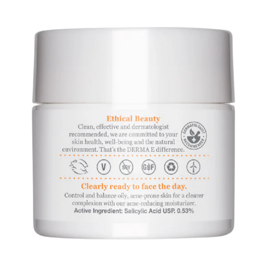 Derma E, Acne Oil-Control Matte Moisturizer, 2 Oz