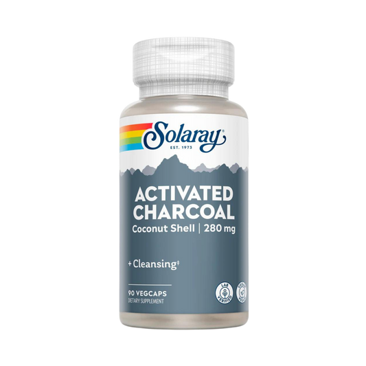 Solaray, Activated Charcoal, 90 Capsules