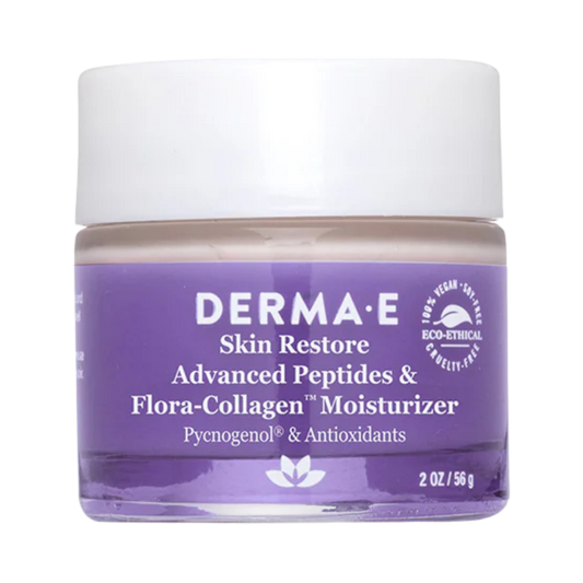 Derma E, Advanced Peptides & Flora-Collagen Moisturizer, 2 Oz
