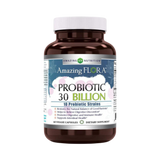 Amazing Flora, USDA Certified Organic Probiotic, 30 Billion 10 Strains, 60 Organic Tablets