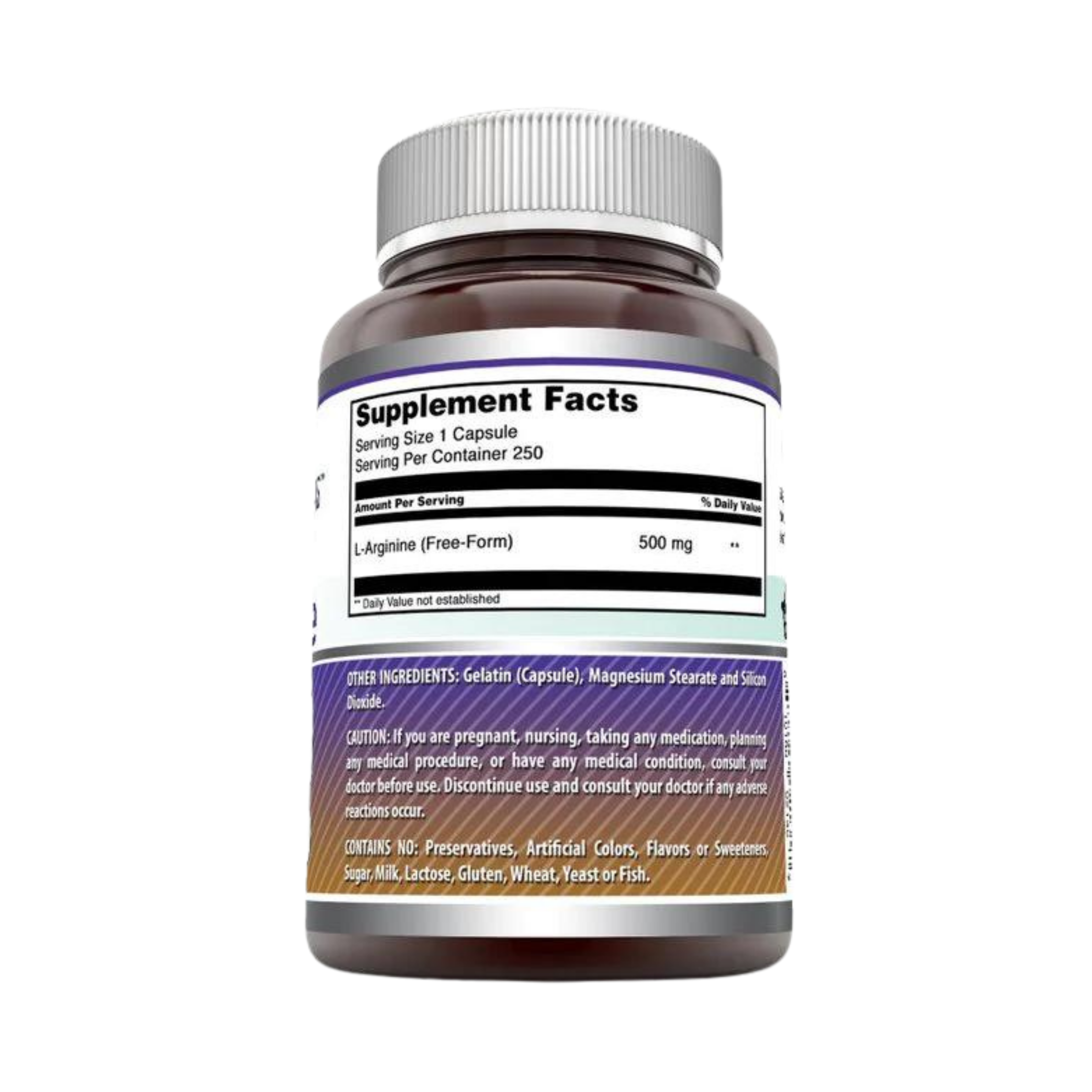 Amazing Formulas, L-Arginine, 500 Mg, 250 Capsules