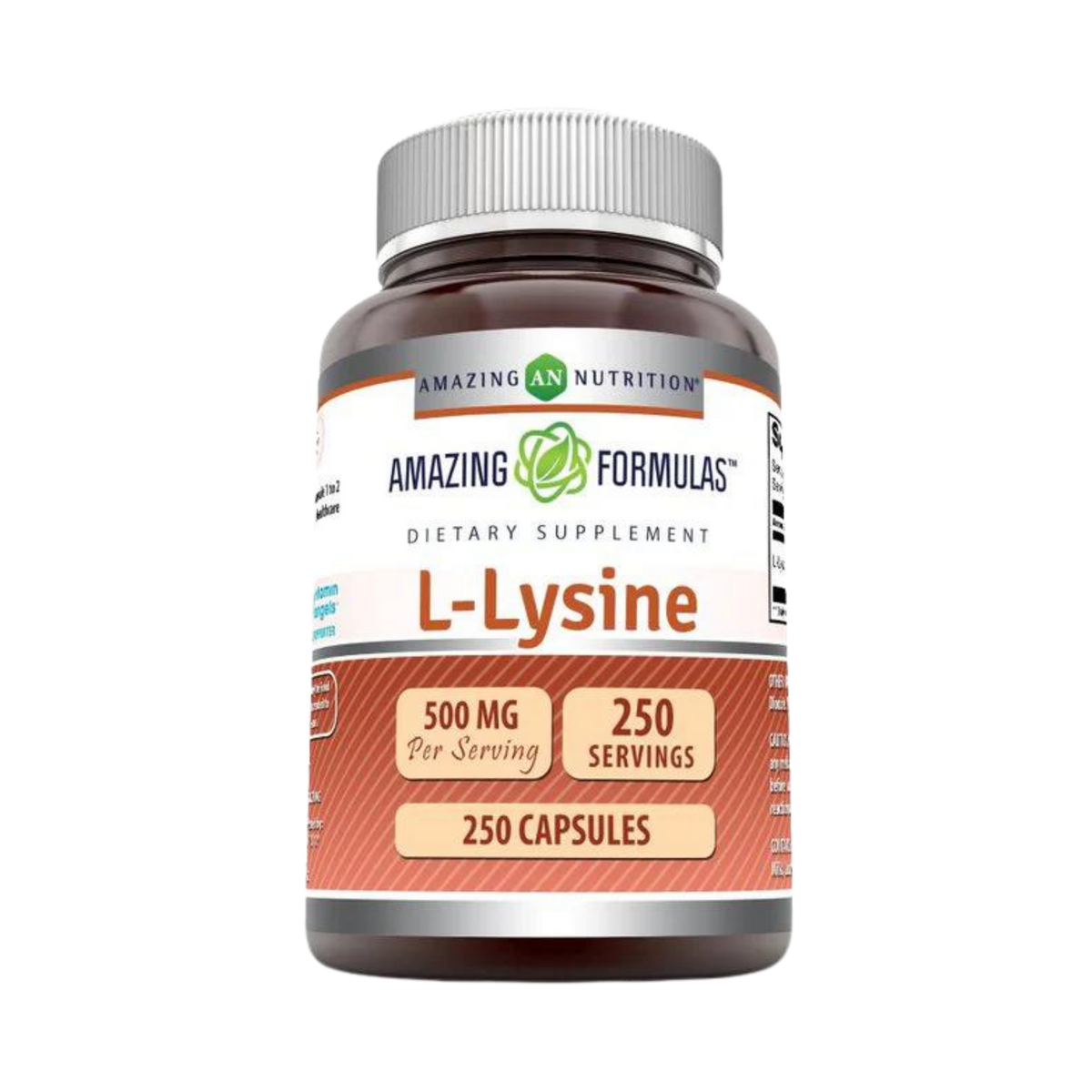 Amazing Formulas, L-Lysine, 500 Mg, 250 Caspules