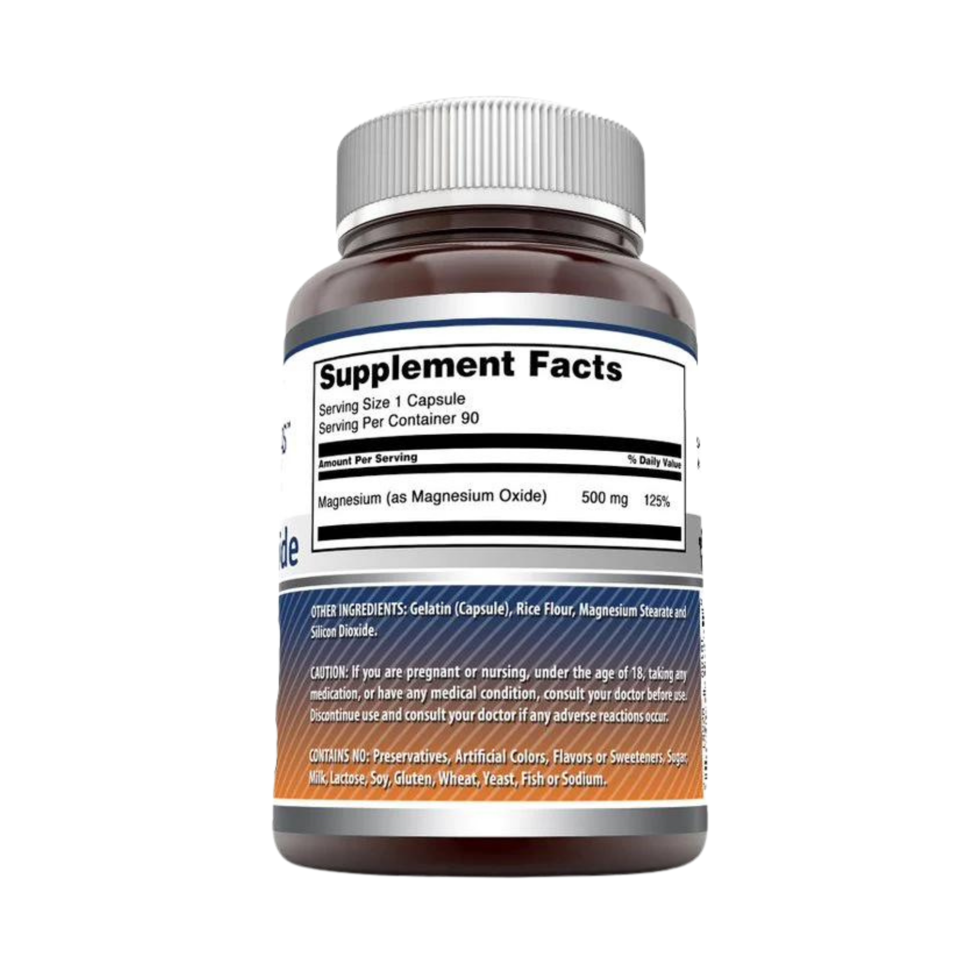 Amazing Formulas, Magnesium Oxide, 500 Mg, 90 Capsules