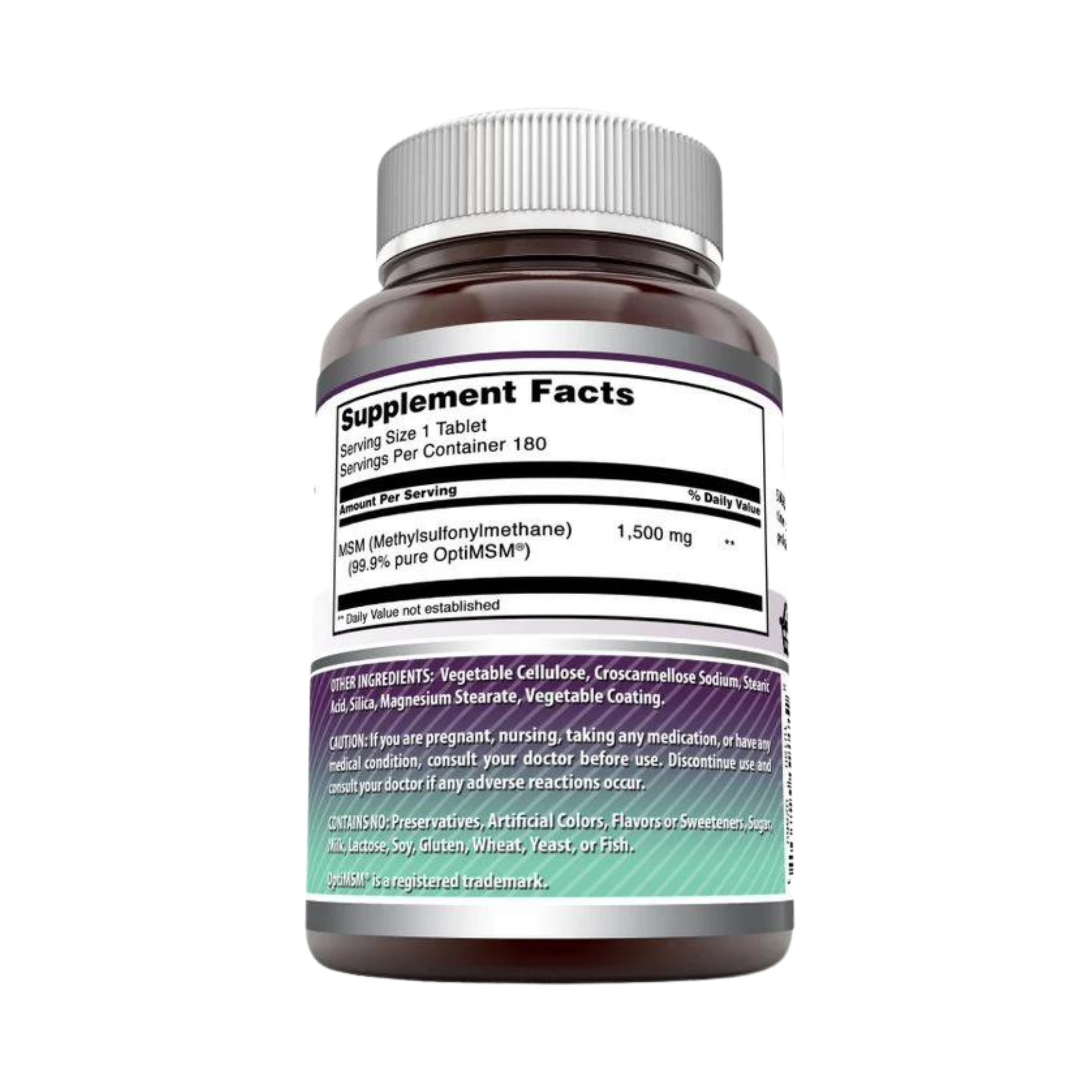 Amazing Formulas, Opti MSM, 1500 Mg, 180 Tablets