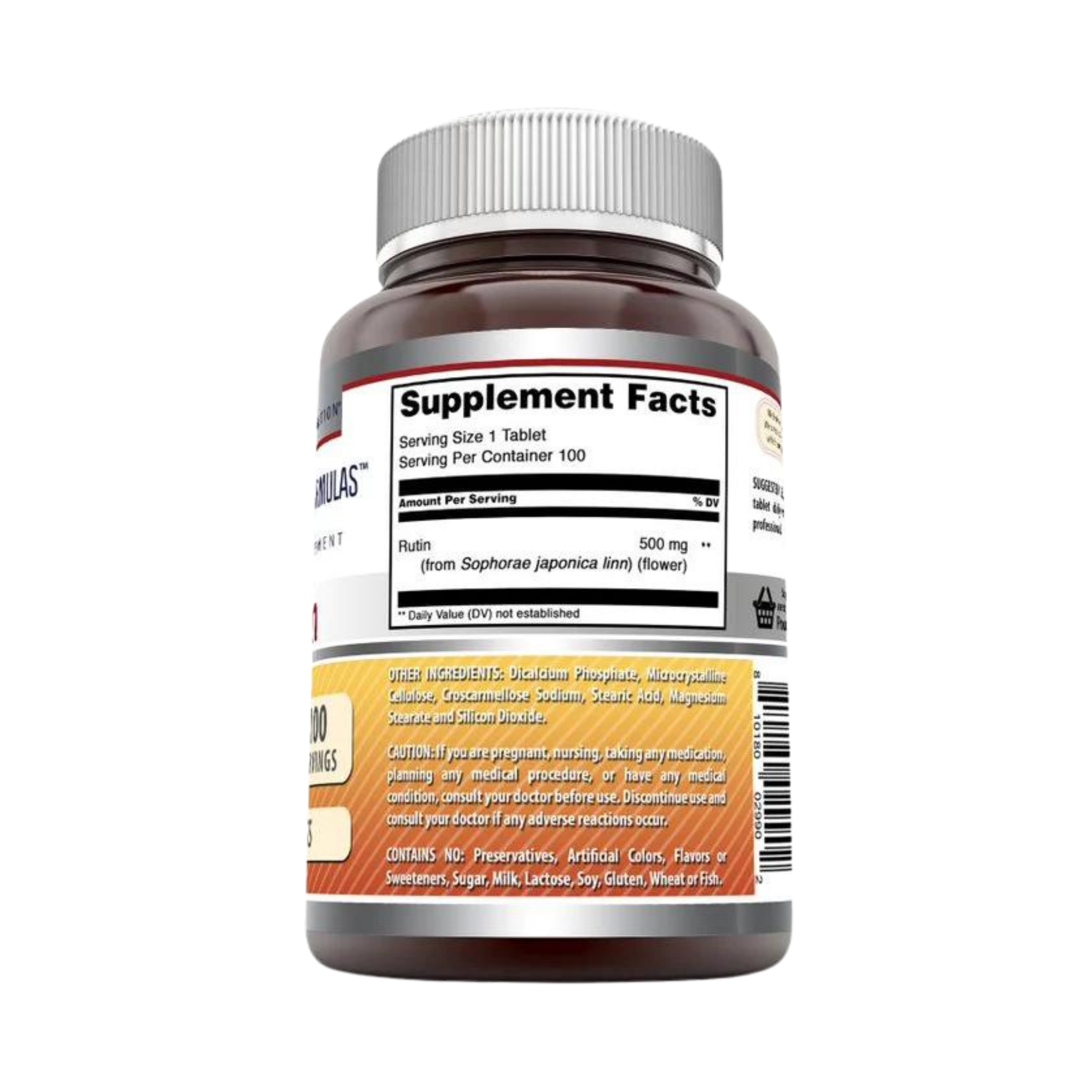 Amazing Formulas, Rutin, 500 Mg, 100 Tablets