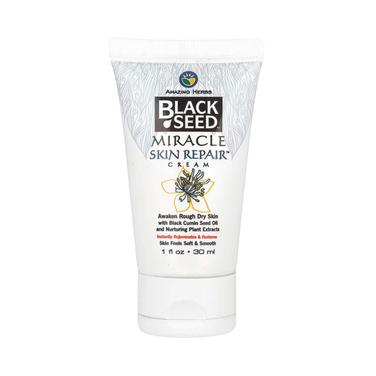 Amazing Herbs, Black Seed, Miracle Skin Repair Cream, 1 Fl Oz