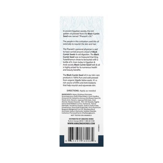 Amazing Herbs, Black Seed, Miracle Skin Repair Cream, 6 Fl Oz