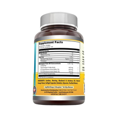 Amazing Omega Norwegian Fish Oil, Orange, 1250 Mg, 120 Softgels