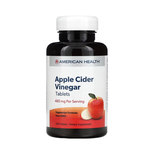 American Health, Apple Cider Vinegar, 200 Tablets