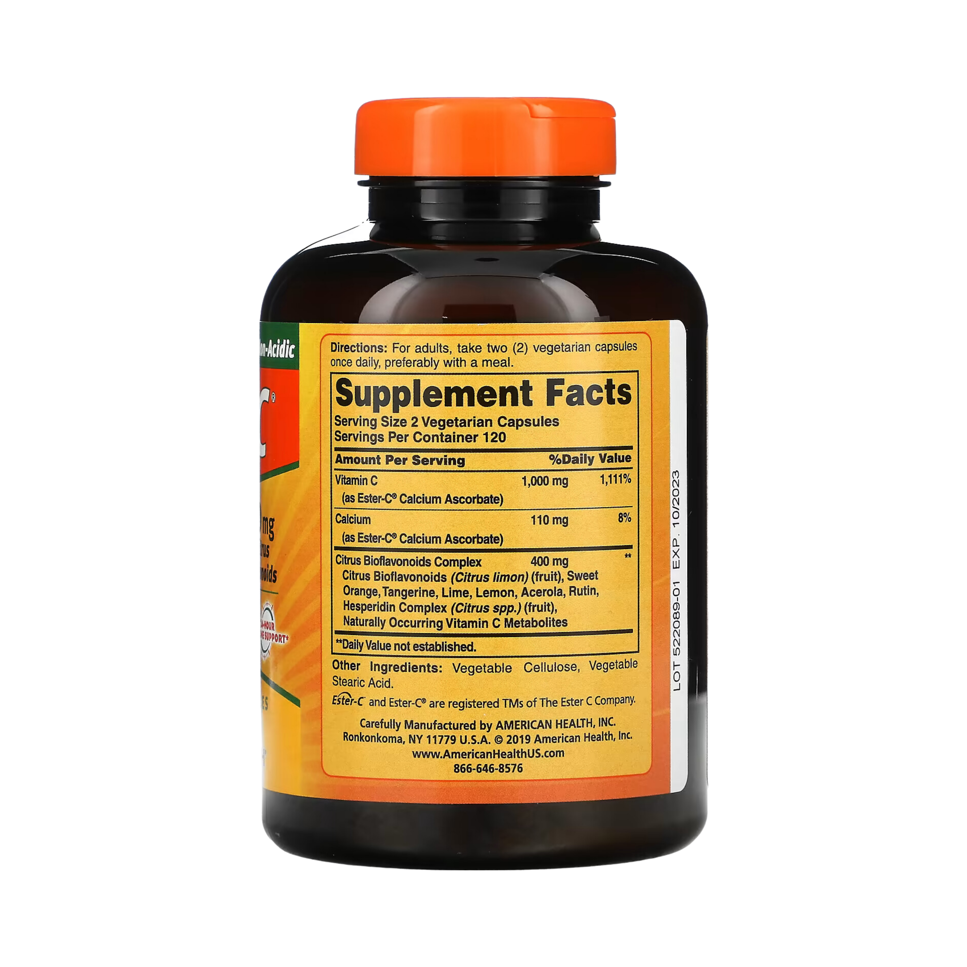 American Health, Ester-C 500 Mg with Citrus Bioflavonoids, 240 Vegetarian Capsules