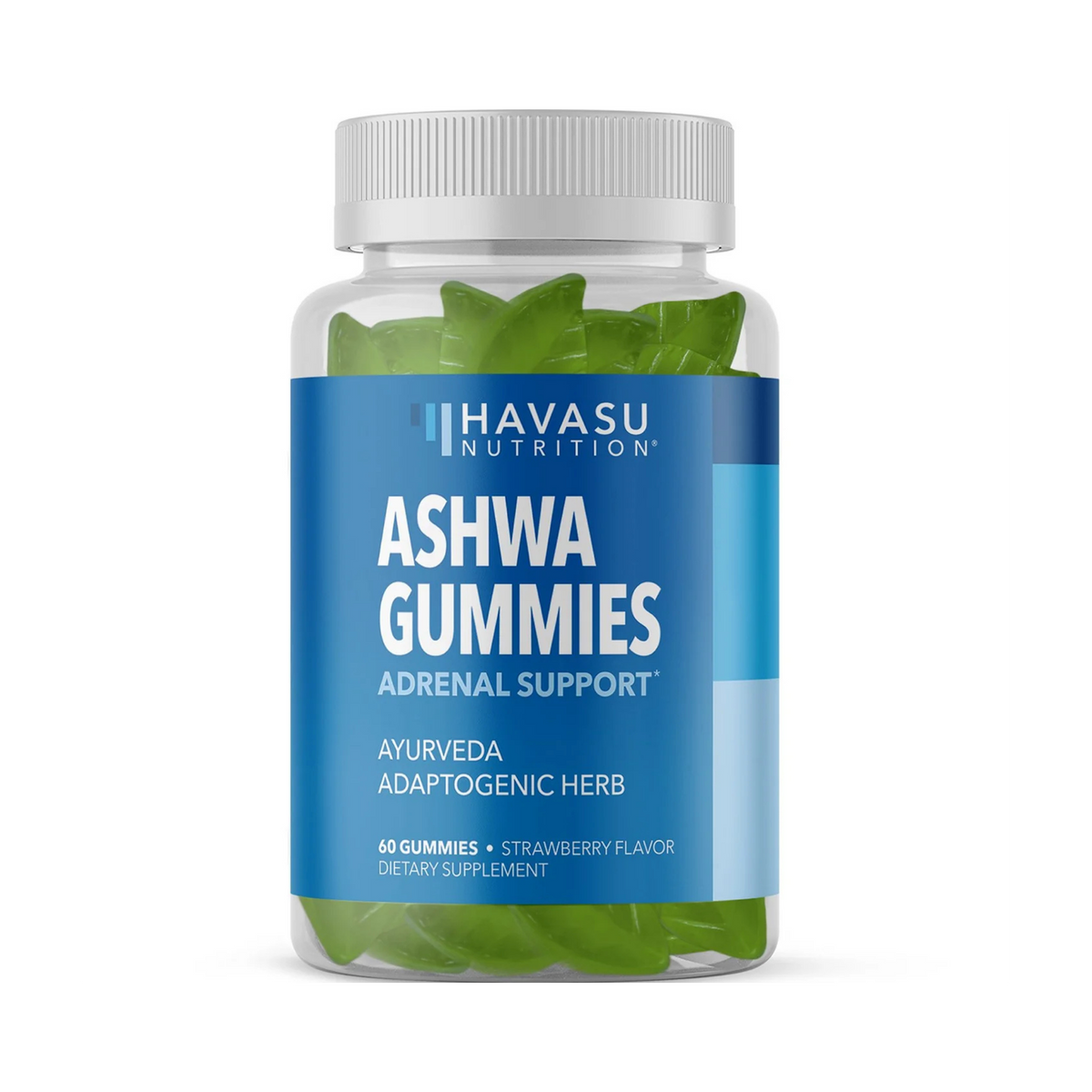 Havasu Nutrition, Ashwa Gummies, Strawberry, 60 Gummies