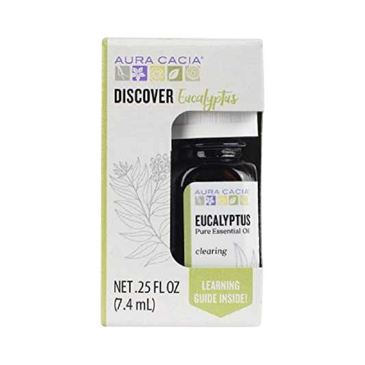 Aura Cacia, Discover Eucalyptus, Essential Oil, 0.25 Fl Oz