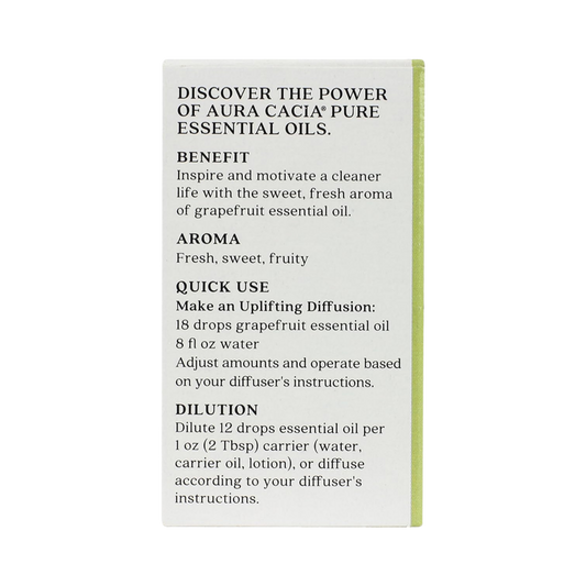 Aura Cacia, Discover Grapefruit, Essential Oil, 0.25 Fl Oz
