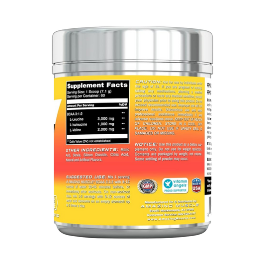 Amazing Muscle, BCAA 3:1:2 Branched Chain Amino Acid, Cherry Lemonade, 60 servings