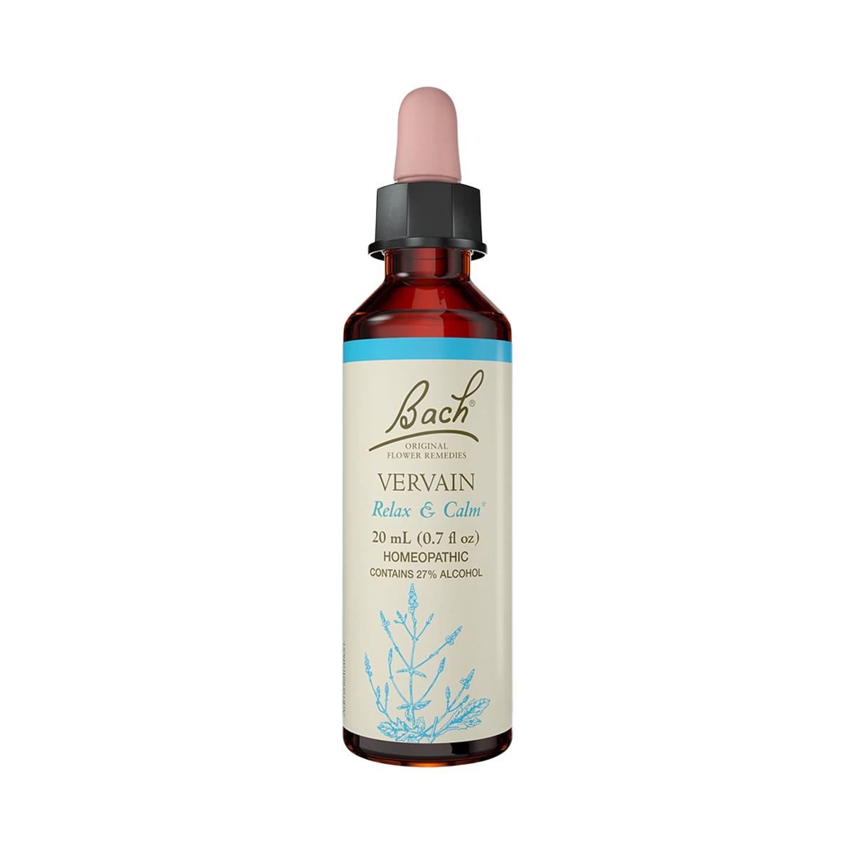 Bach, Original Flower Remedies, Vervain, 20 Ml