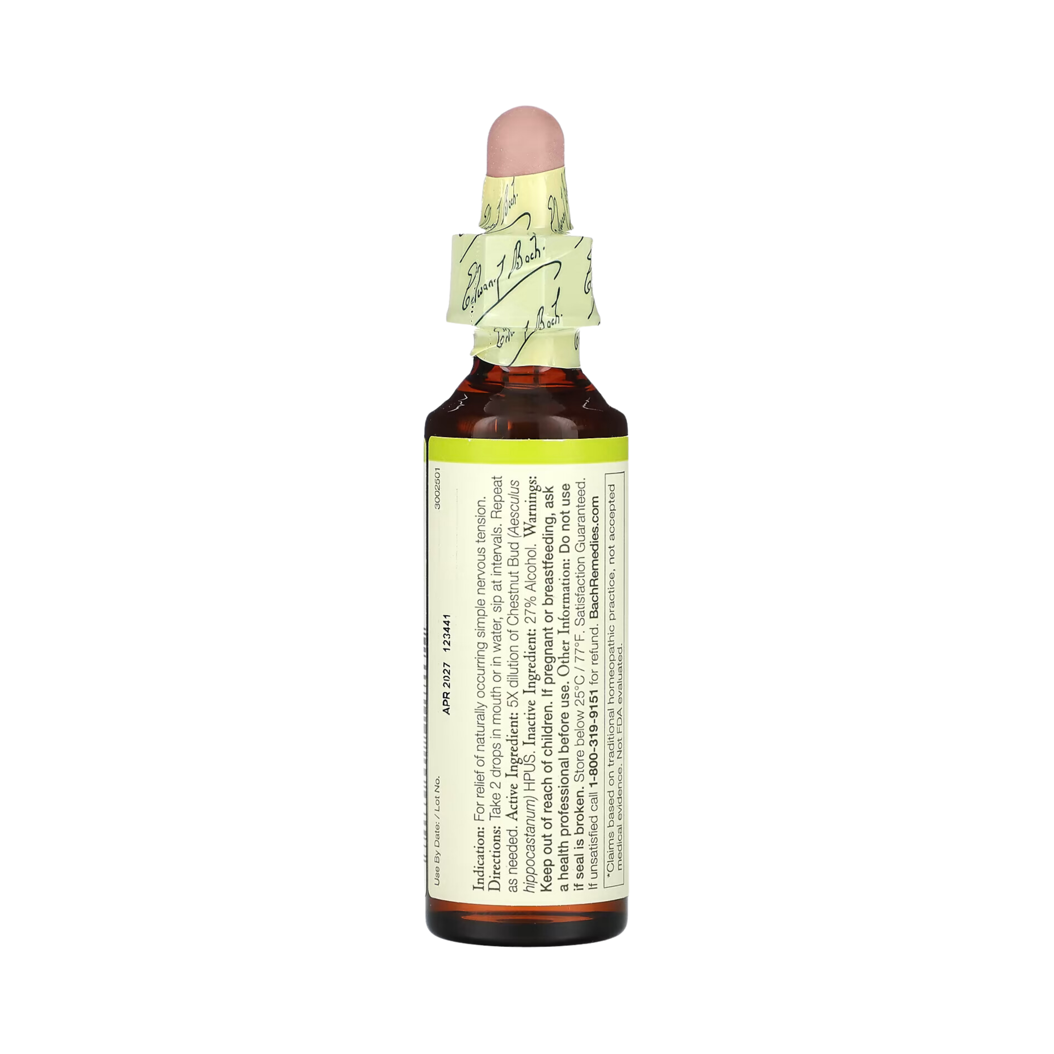 Bach, Original Flower Remedies, Chestnut Bud, 20 Ml