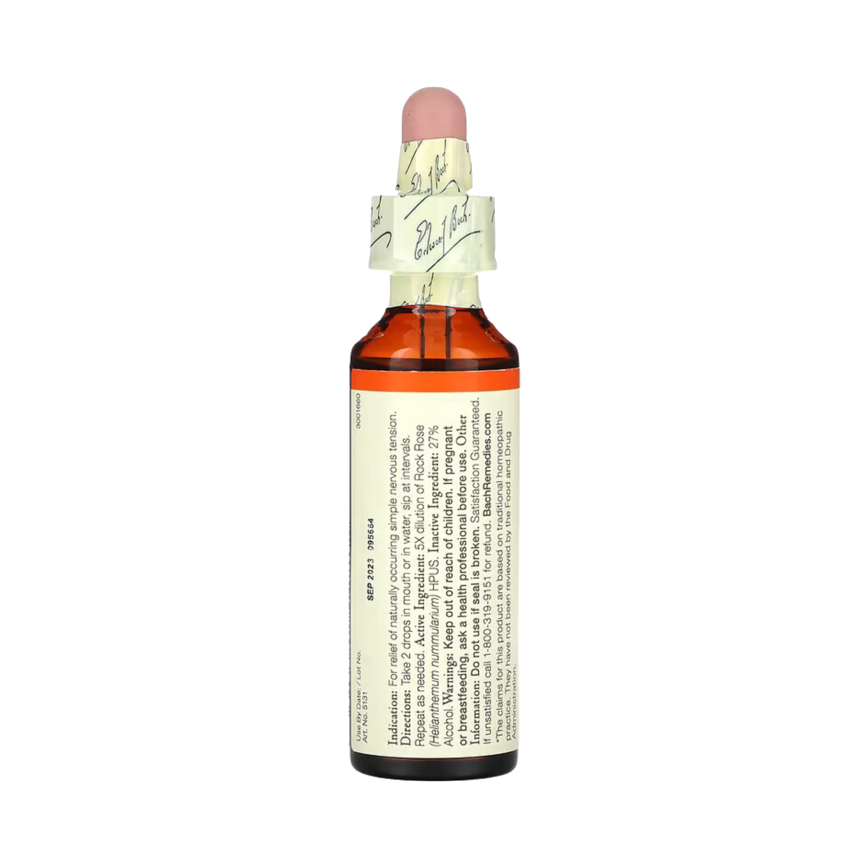 Bach, Original Flower Remedies, Rock Rose, 20 Ml