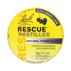 Bach, Original Flower Remedies, Rescue Pastilles, Black Currant, 12 pc