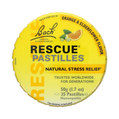 Bach, Original Flower Remedies, Rescue Pastilles, Orange, 12 pc
