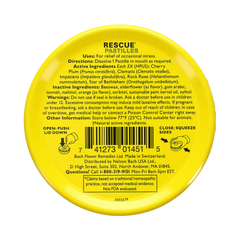 Bach, Original Flower Remedies, Rescue Pastilles, Orange, 12 pc