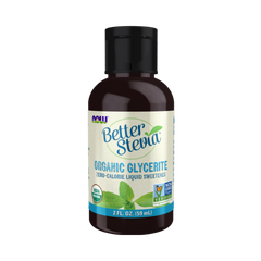 NOW Foods, Better Stevia, Zero-Calorie Liquid Sweetener, Glycerite, 2 Fl Oz