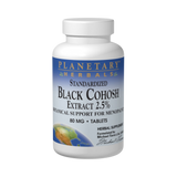 Planetary Herbals, Black Cohosh Extract 2.5% Standardized, 45 Tablets