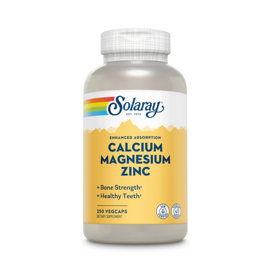 Solaray, Calcium Magnesium Zinc, 250 Capsules