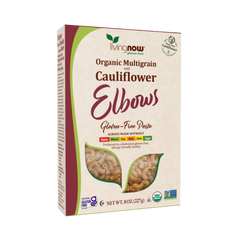 NOW Foods, Organic Multigrain and Cauliflower Elbows, Gluten Free, 8 Oz