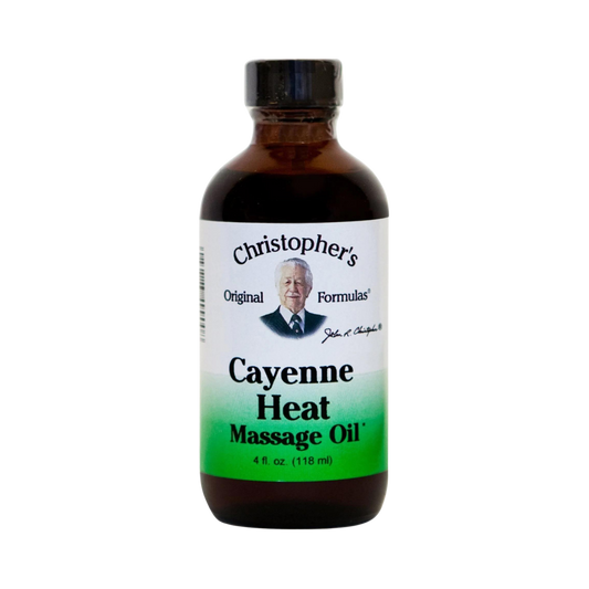 Christopher's Original Formulas, Cayenne Heat Massage Oil, 4 Oz