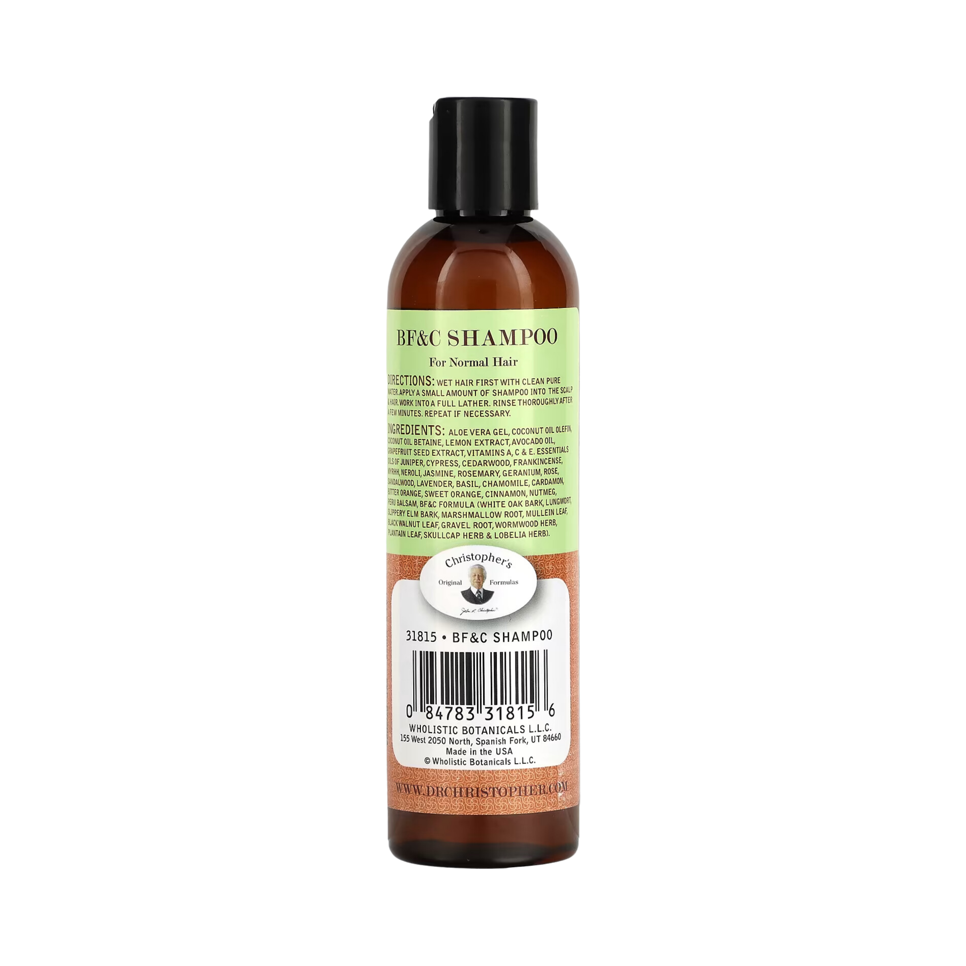 Christopher's Original Formulas, BF&C, Shampoo, 8 Oz