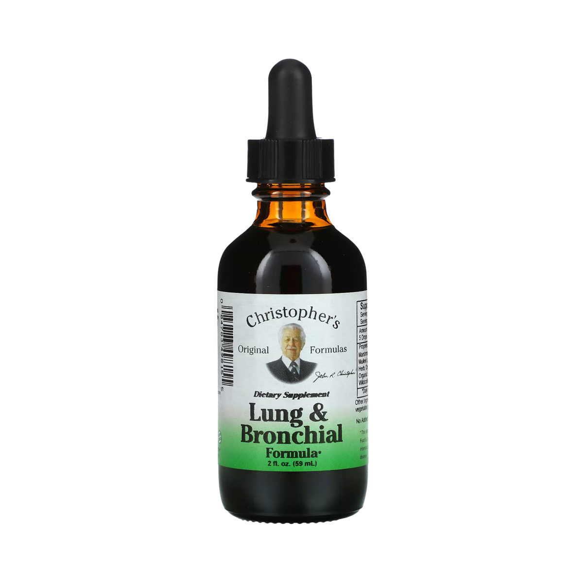 Christopher's Original Formulas, Lung & Bronchial Formula, Glycerine Extract, 2 Oz