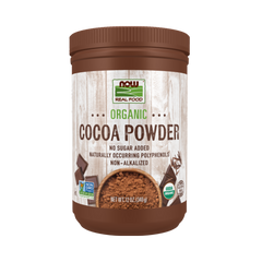 NOW Foods, Real Food, Organic Cocoa Powder, 12 Oz