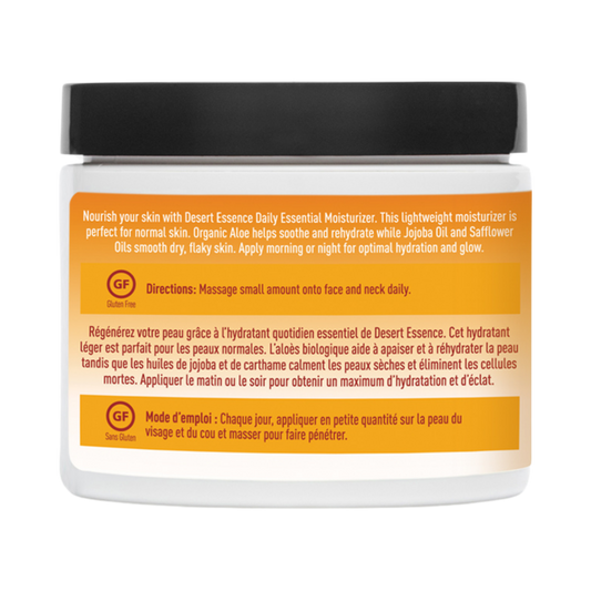 Desert Essence, Daily Essential Facial Moisturizer, 4 Fl Oz
