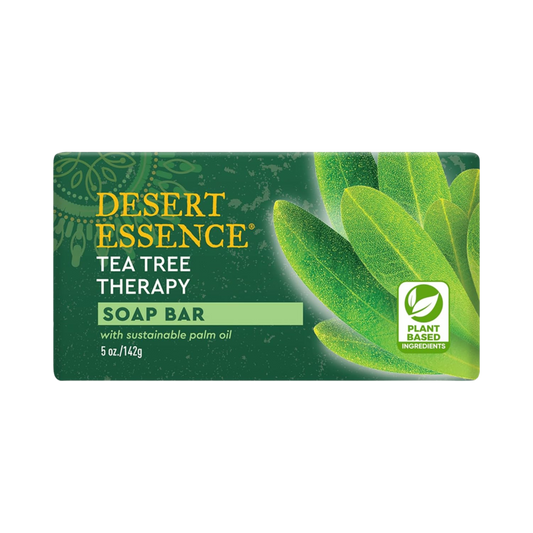 Desert Essence, Tea Tree Oil Therapy Cleansing Soap Bar, 5 Oz