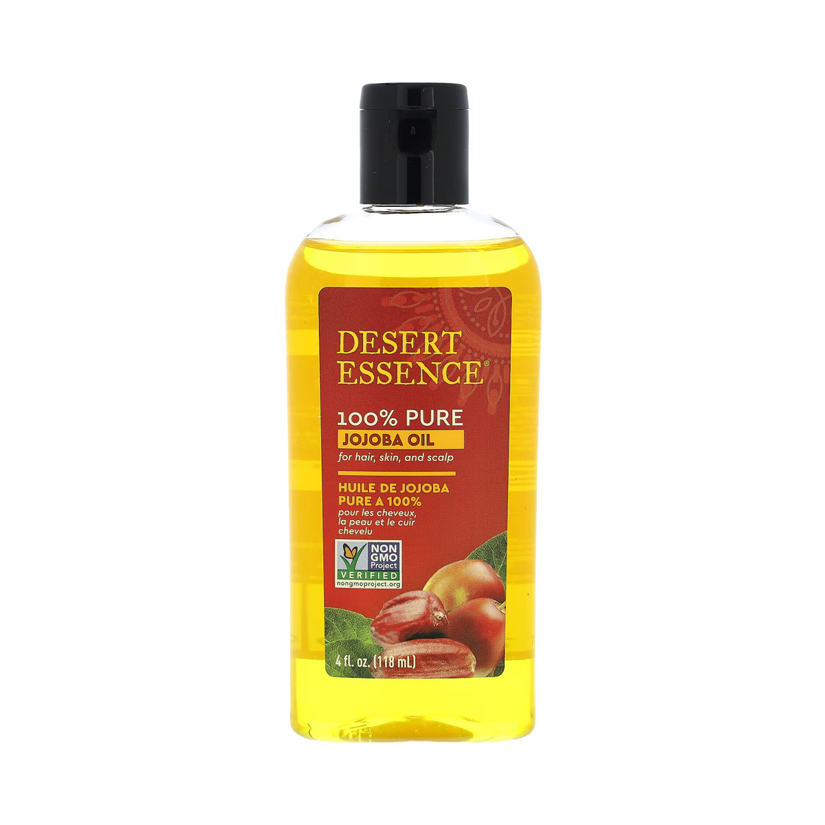 Desert Essence, 100% Pure Jojoba Oil, 4 Fl Oz