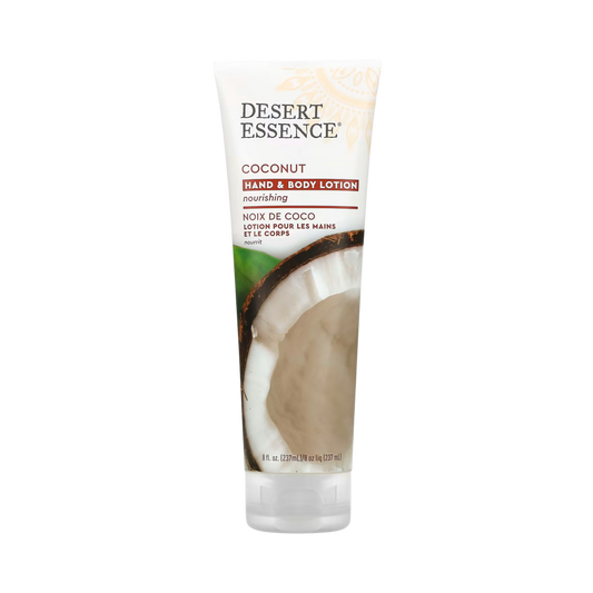 Desert Essence, Coconut Hand & Body Lotion, 8 Oz