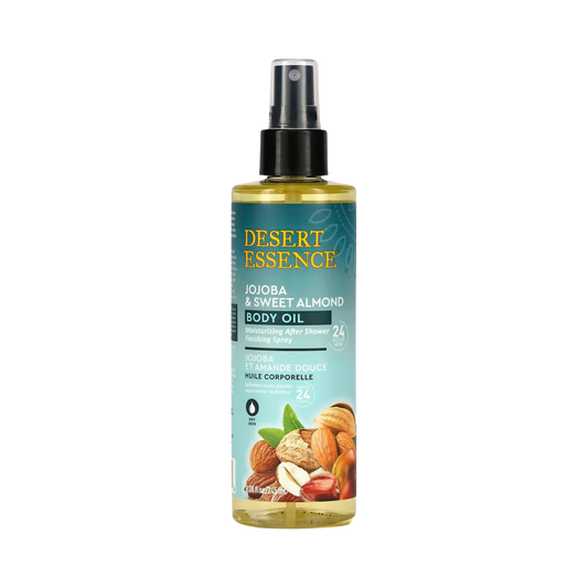 Desert Essence, Jojoba & Sweet Almond Body Oil Spray, 8.28 Fl Oz