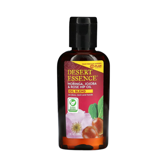 Desert Essence, Moringa, Jojoba & Rose Hip Oil, 2 Fl Oz