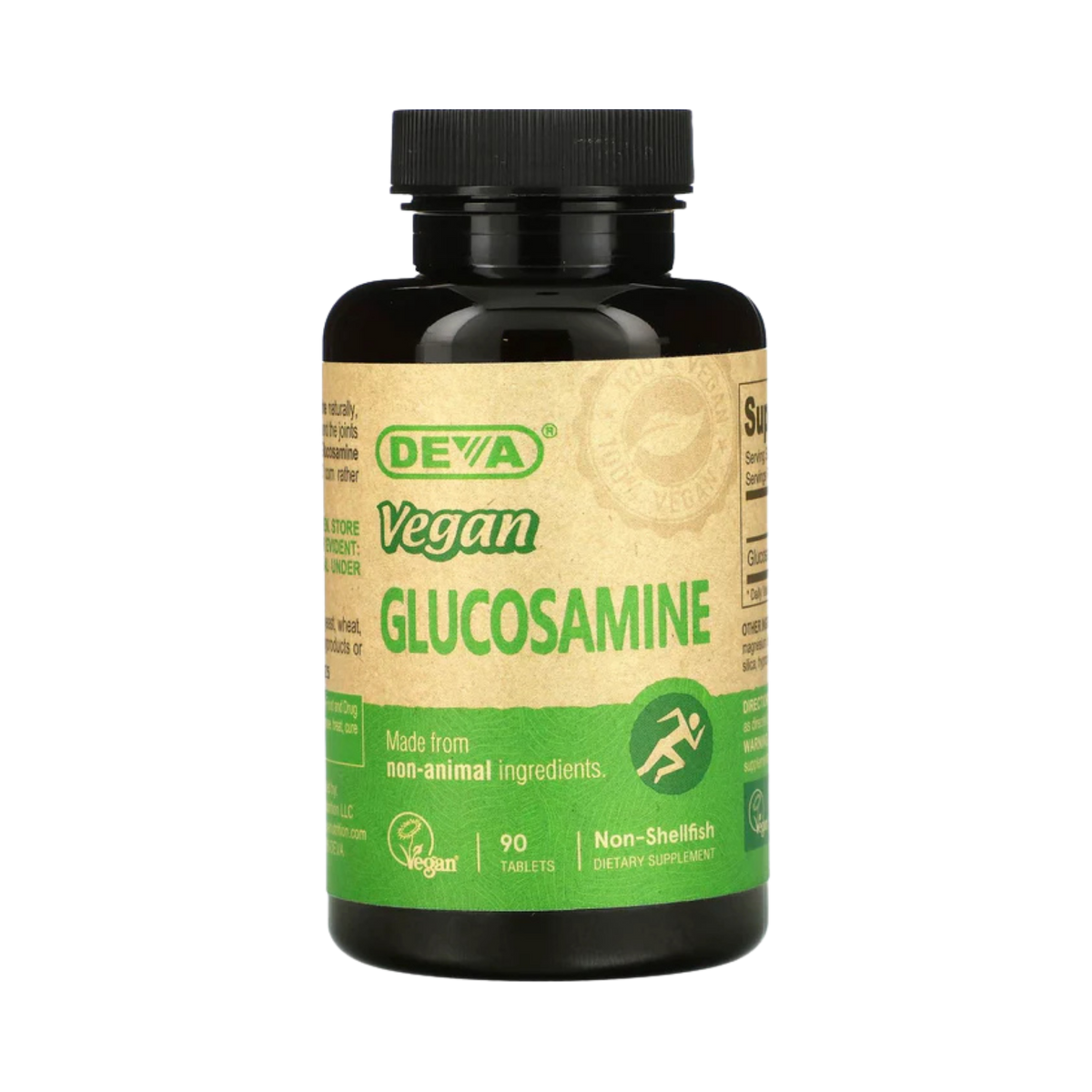 Deva, Vegan Glucosamine, 90 Tablets