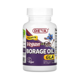 Deva, Premium Vegan Borage Oil, GLA, 90 Vegan Caps