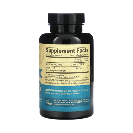 Deva, Vegan Probiotic with FOS Prebiotic, 90 Vegan Caps