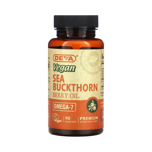 Deva, Vegan Sea Buckthorn Berry Oil, 90 Vegan Caps