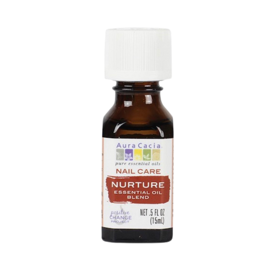 Aura Cacia, Nail Care, Essential Oil Blend, Nurture, 0.5 Oz