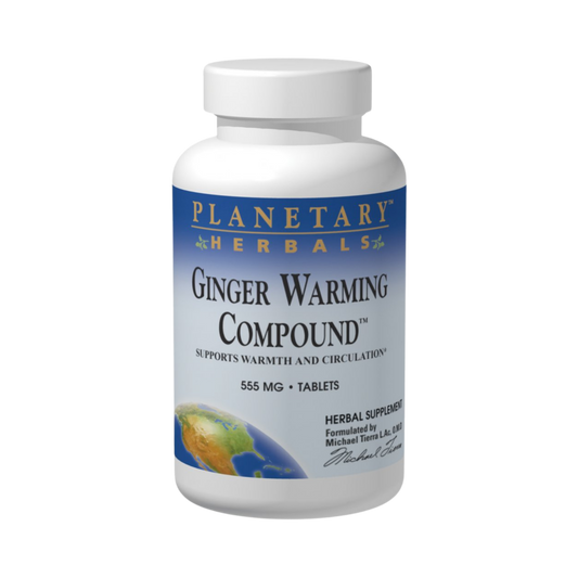 Planetary Herbals, Ginger Warming Compound, 180 Tablets