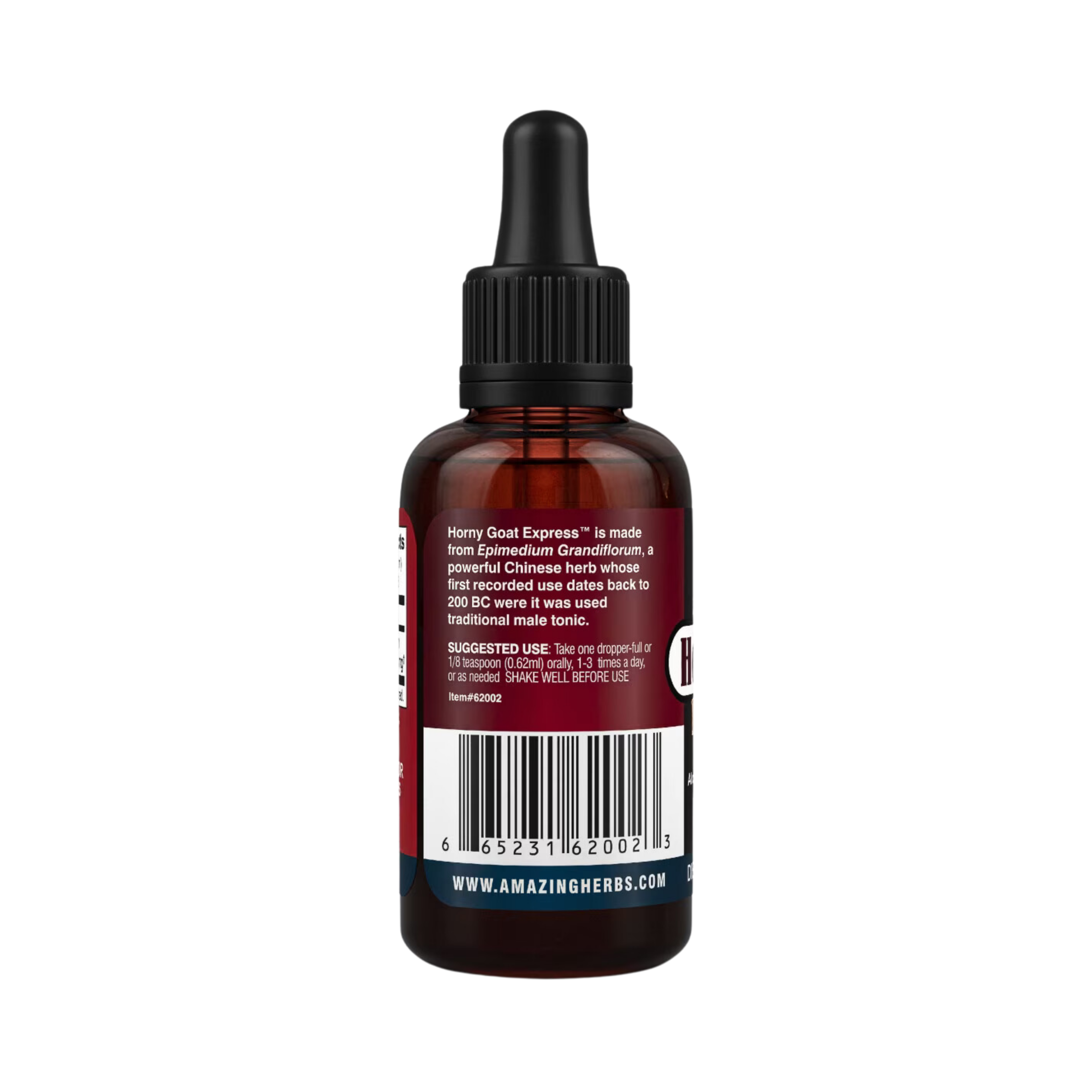 Amazing Herbs, Horny Goat Express Liquid Extract, Alcohol Free, 100 Mg, 1 Fl Oz