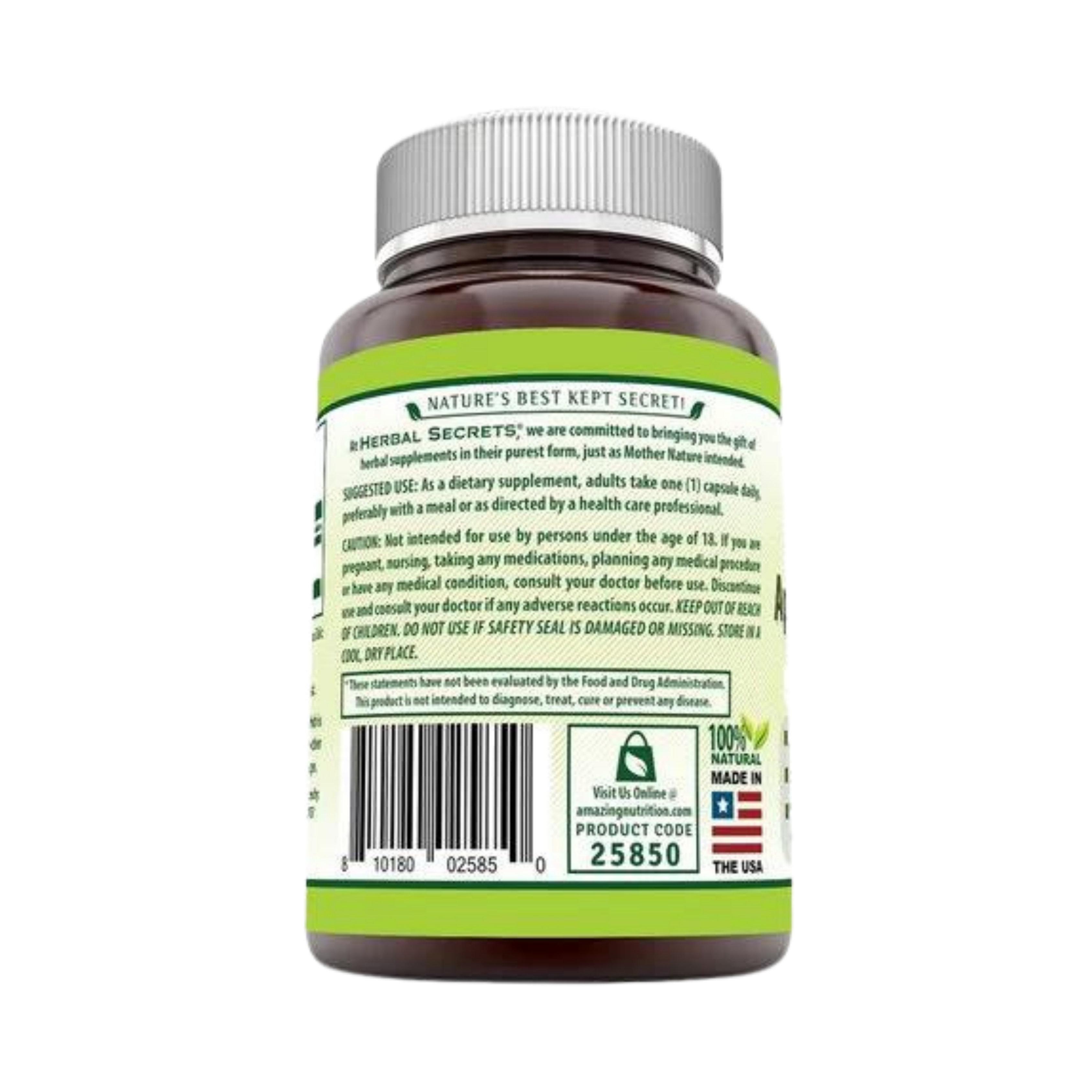Herbal Secrets, Apple Cider Vinegar, 500 Mg, 120 Capsules