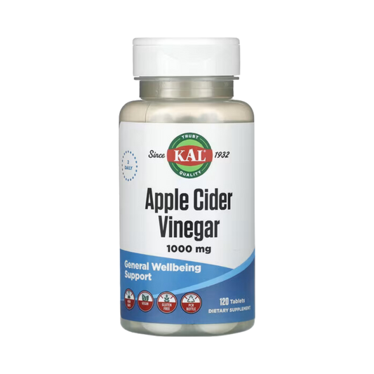 KAL, Apple Cider Vinegar, 1,000 Mg, 120 Tablets
