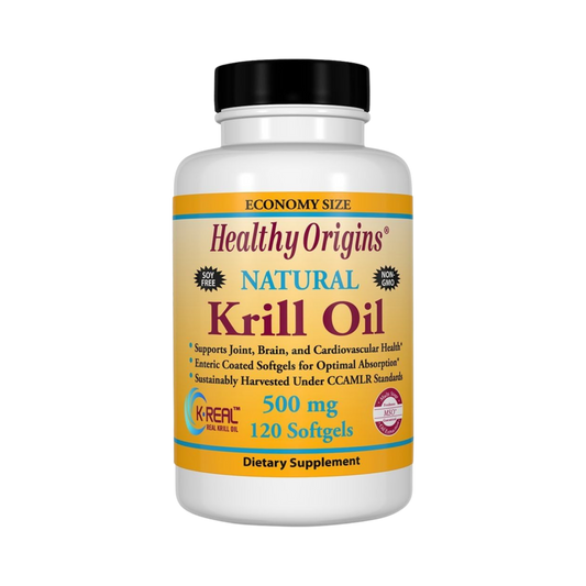 Healthy Origins, Krill Oil, K-Real, 500 Mg, 120 Softgels